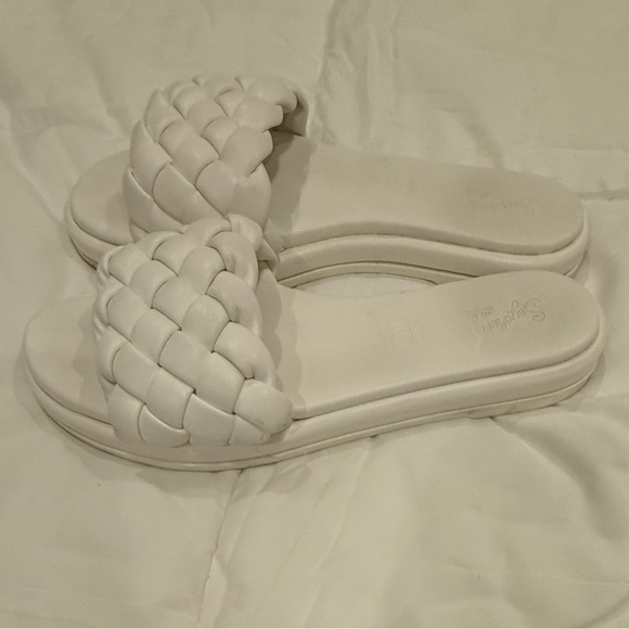 **Seychelles Bellissima Leather Sandals – White, Size 9.5** - Picture 1 of 5